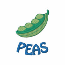Peas embroidered shirts