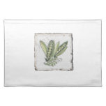 Peas~ Handcrafted Courtyard Tile, Italy Place Mat