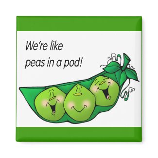 peas in a pod magnet magnet