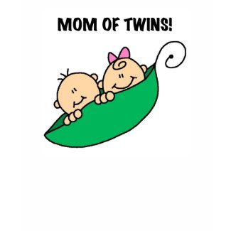 Peas in a Pod Mom of Twins shirt