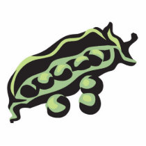 peas in a pod photo cutout