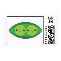 Peas in a Pod Postage Stamps