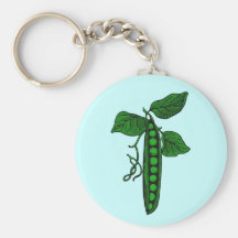 Peas in Pod Key Chain
