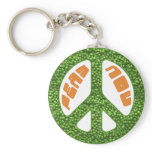 Peas Now Keychain