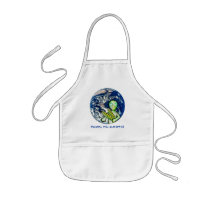 Peas On Earth! aprons
