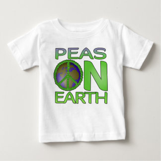 peas on earth t shirt