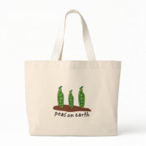 Peas on Earth Bags