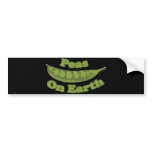 Peas on Earth Bumper Stickers