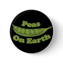 Peas on Earth buttons by BoogieMonst Peas on Earth buttons