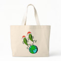 Peas on Earth Holiday bag