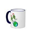 Peas on Earth Holiday Mug mug