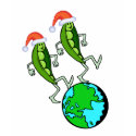 Peas on Earth Holiday T-shirt shirt
