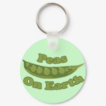Peas on Earth keychains by BoogieMonst Peas on Earth keychains