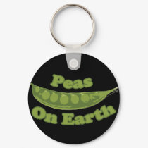 Peas on Earth keychains by BoogieMonst Peas on Earth keychains