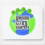 Peas on Earth Mousepads