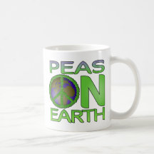 Peas on Earth Mugs