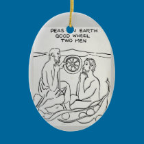 Peas on Earth Ornament ornaments