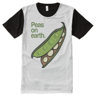 peas on earth t shirt