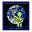 Peas On Earth! posters by BitsOfWhimsy Peas On Earth! posters