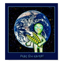Peas On Earth! posters by BitsOfWhimsy Peas On Earth! posters