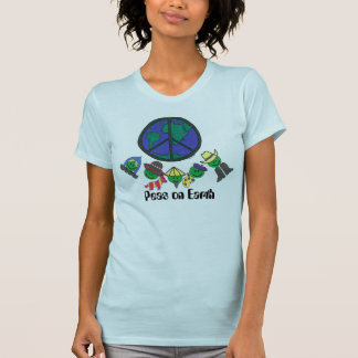 peas on earth t shirt