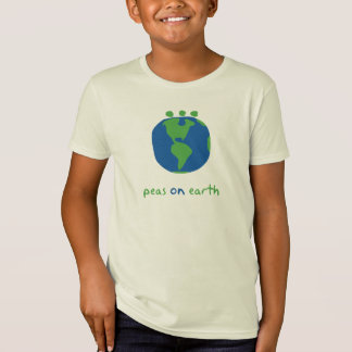 peas on earth t shirt