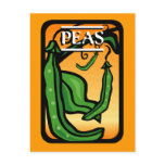Peas postcards