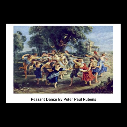 Peasant Dance By Peter Paul Rubens Poster
