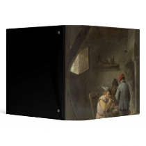 Peasants by an Inn Fire Vinyl Binders