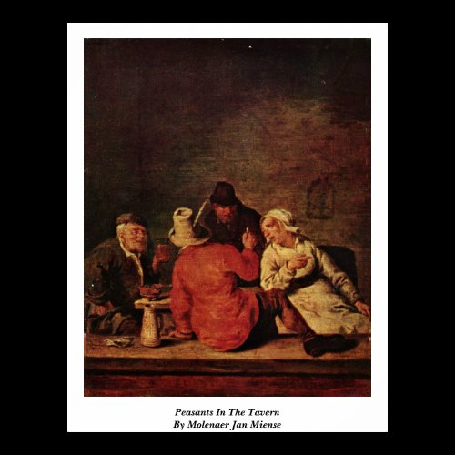 Peasants In The Tavern By Molenaer Jan Miense Poster