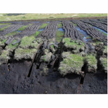 Peat Cutting In Ireland photo sculptures