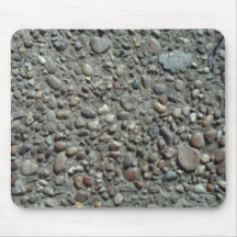 Pebble Embedded Concrete Mousepad