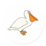 Pebble Pelican Stickers