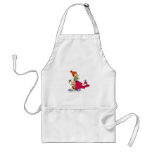 Pebbles and Bam Bam  and Dino Playtime Apron