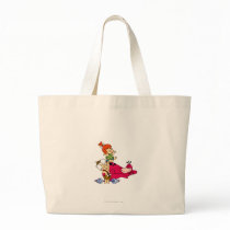Pebbles and Bam Bam  and Dino Playtime Tote Bags