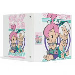 Pebbles and Bam Bam Vinyl Binder