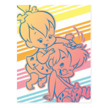 Pebbles Grooming Bam Bam Postcard