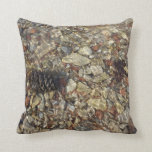 Pebbles in Taylor Creek Pillow