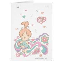 Pebbles Love Swirls Greeting Card