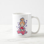 Pebbles On Pink Rainbow Mugs