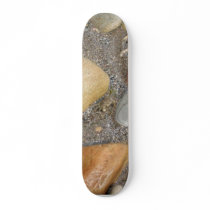 Pebbles On The Beach With A Tiny Crab skateboards by lifesphere Pebbles On The Beach With A Tiny Crab skateboards