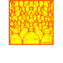 Pebbles Orange and Yellow t-shirts