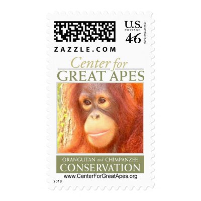 Pebbles Postage Stamp by CenterforGreatApes