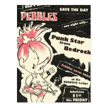 Pebbles Punk Rock Legend Postcard
