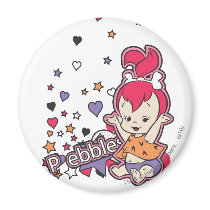 Pebbles Purple Heart Magnets