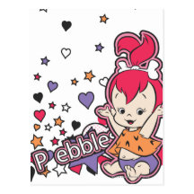 Pebbles Purple Heart Post Card