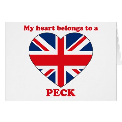 Peck Greeting Card by ValentinesDayTshirts