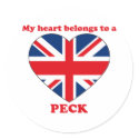 Peck stickers