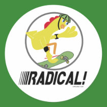 Pecker "Radical" Sticker Sheet
