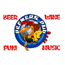 Peckers Pub Main Sign Logo posters